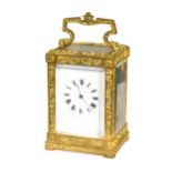 An early French carriage clock 'Jules a Paris', circa 1840,