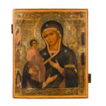 A Greek Orthodox Trojeru?ica icon, probably 19th century,