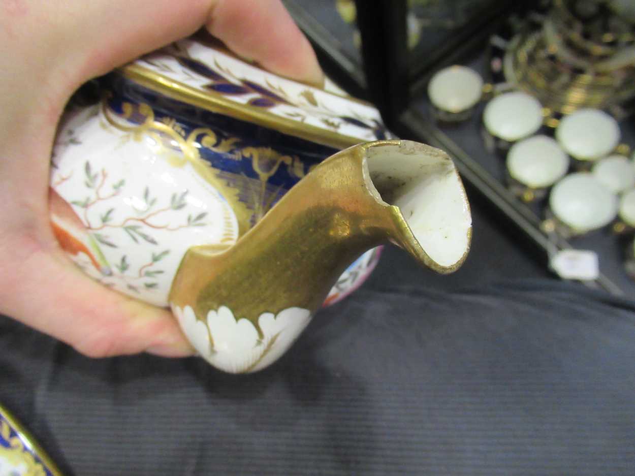 A blue and gilt part tea service, together with some matched Royal Worcester wares in a similar - Image 9 of 19