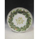 Christmas themed plate by Copeland, 41cm diameter