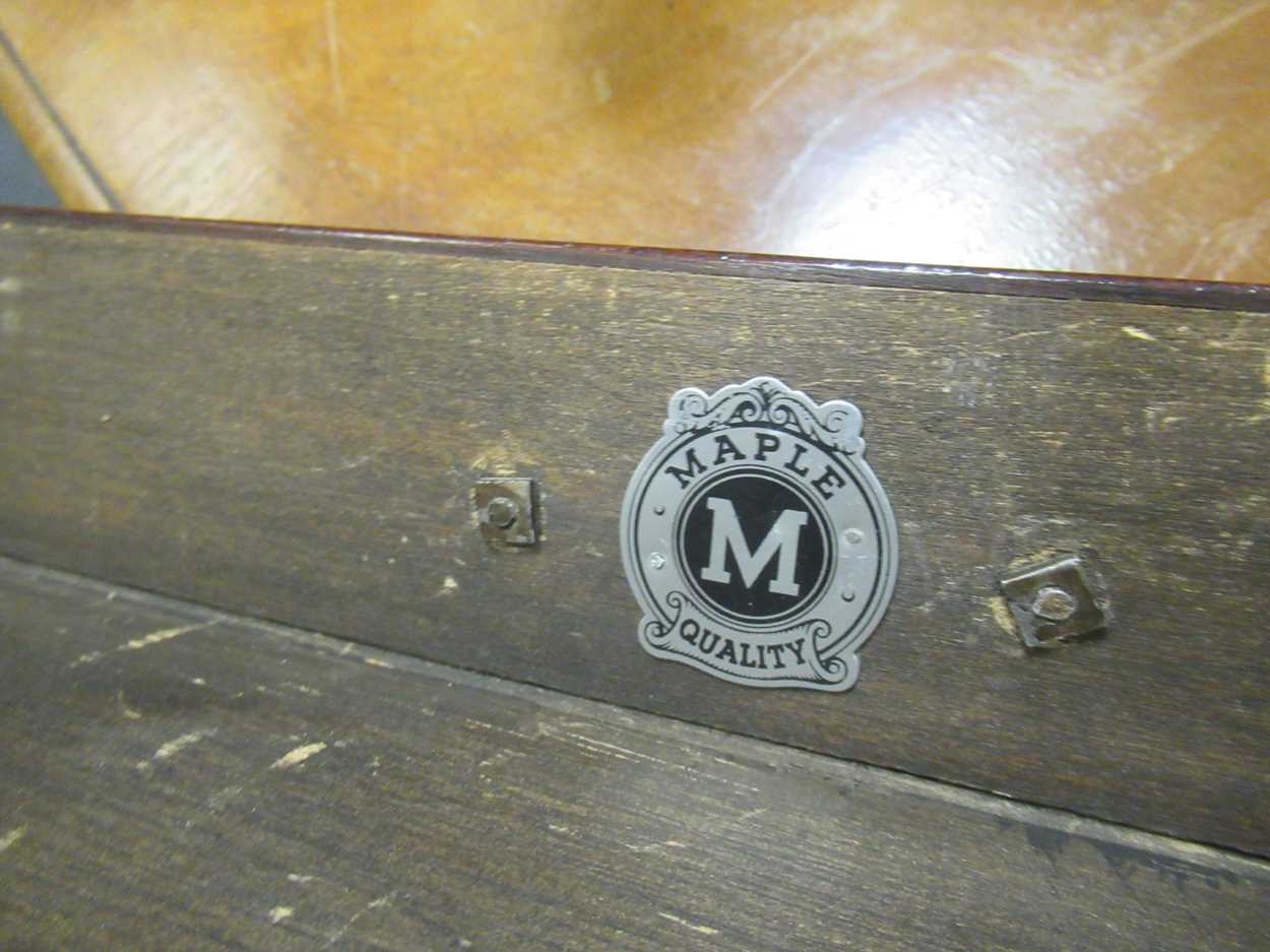 A walnut single drawer lowboy table, 61.5 x 56 x 46cm20th century, probably walnut revival circa - Image 9 of 15