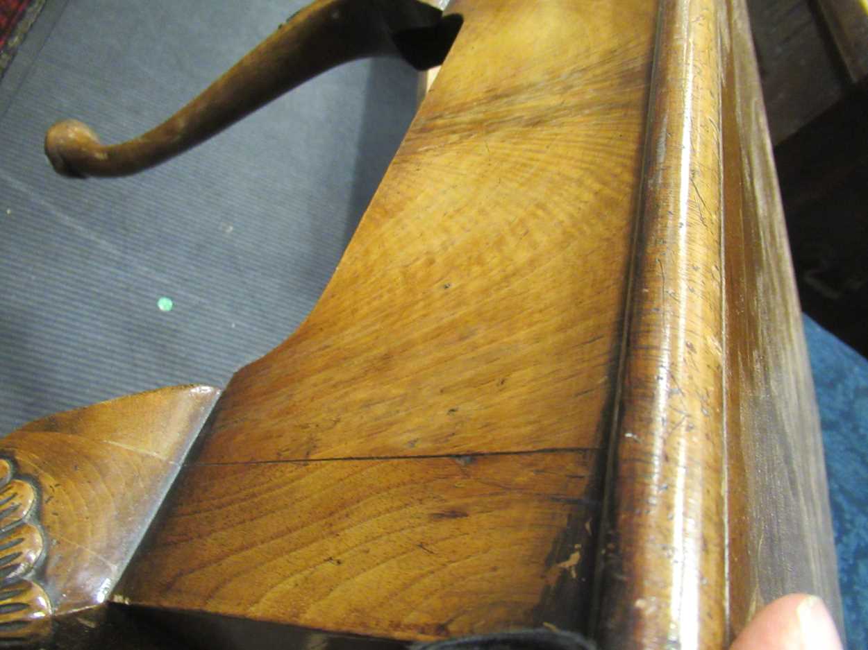 A walnut single drawer lowboy table, 61.5 x 56 x 46cm20th century, probably walnut revival circa - Image 7 of 15