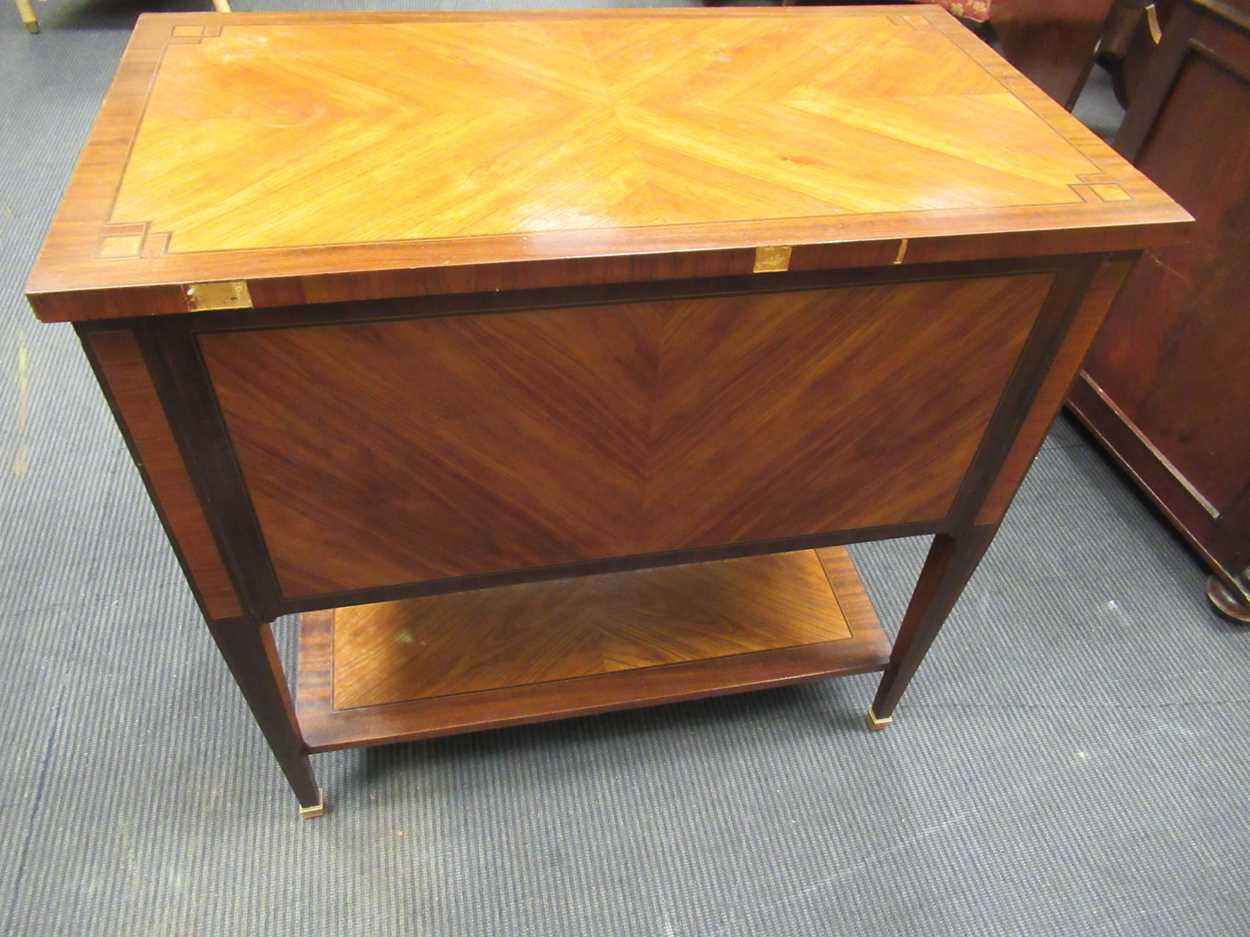 A French kingwood and mahogany side cabinet, - Image 5 of 6