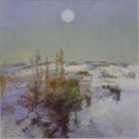 Fred Cuming (b. 1930)Winter landscapesigned 'Cuming '06' and numbered 47/75 (lower right/left)