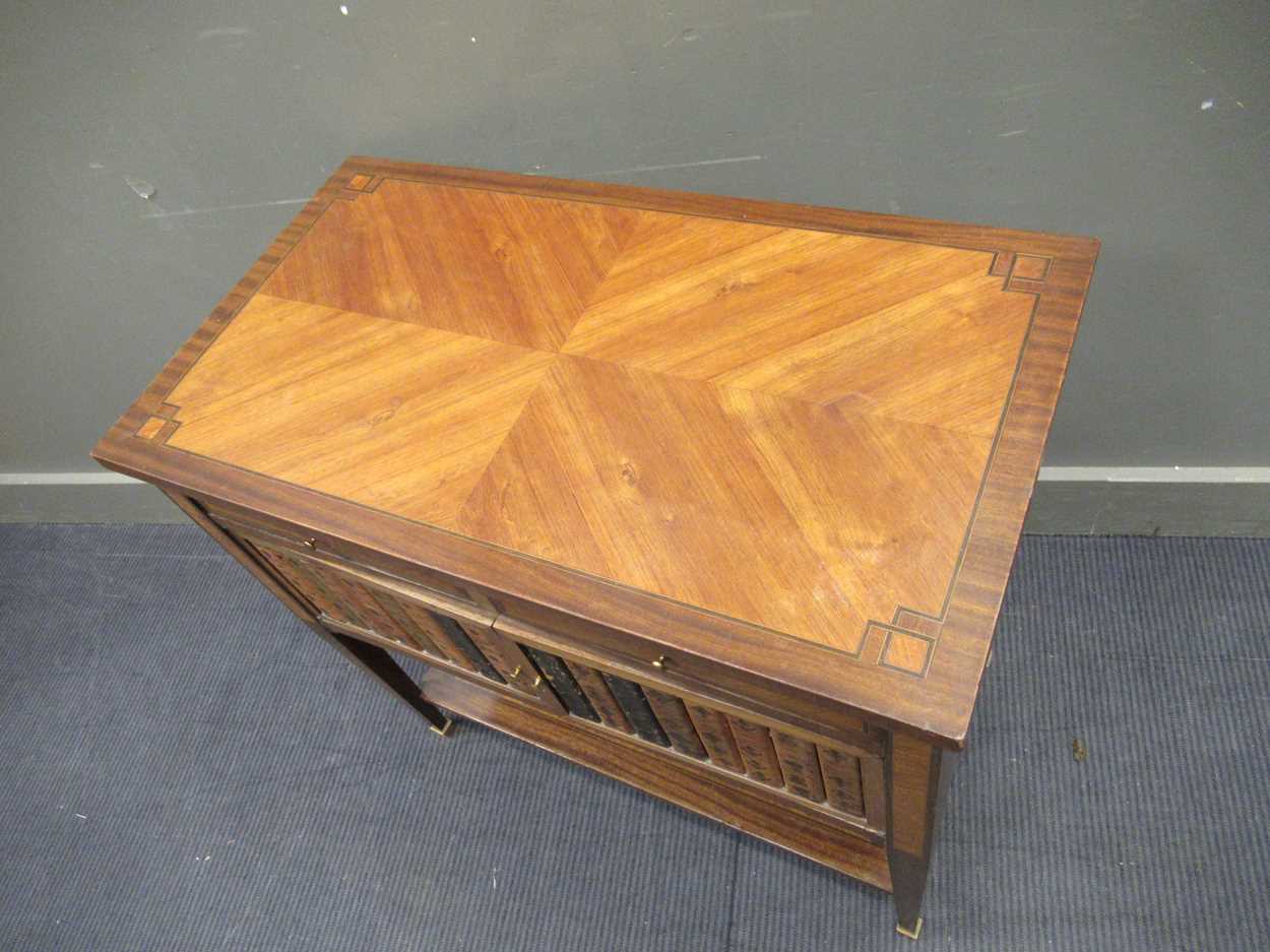 A French kingwood and mahogany side cabinet, - Image 4 of 6