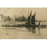 James McNeill Whistler PRBA (American 1834-1903)Hurlinghametching and drypoint, 16 x 21.5cmpaper