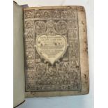 Bible, King James version, London: Robert Barker and John Bill 1620, small 4to, NT title only, black