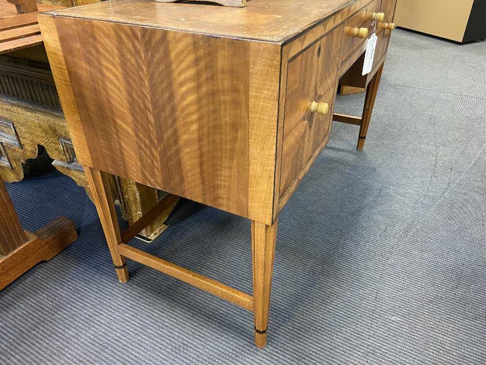 An English Art Deco parquetry decorated desk by Bath Cabinet Makers, circa 1925, - Image 6 of 10