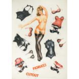 Matthew Wurr for Eric Shemilt Designs, a Fiorucci 'Cutout' poster,