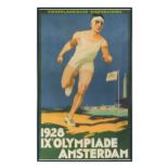 An original poster for the 1928 IX Summer Olympic Games, Amsterdam,