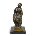 § Mario Korbel (1882-1954), a patinated bronze figural group,