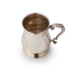 A George V silver tankard,