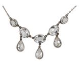 An Edwardian centrepiece necklace,