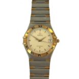 Omega - A steel and gold 'Constellation' wristwatch,