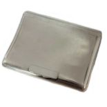 An Edward VII silver pocket tobacco box,