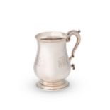 A Victorian silver tankard,