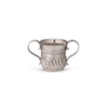 A George I Britannia silver porringer,