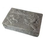 A continental metalwares table snuff box,