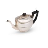 A Canadian metalwares silver teapot,