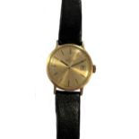Certina - An 18ct gold wristwatch,