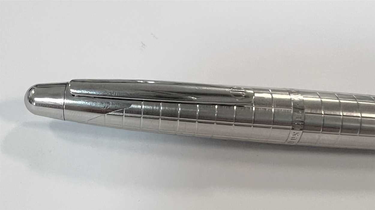 Alfred Dunhill - A steel cased fountain pen, - Image 2 of 12