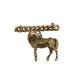 A horse brooch,