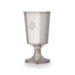A George III silver oversized goblet,
