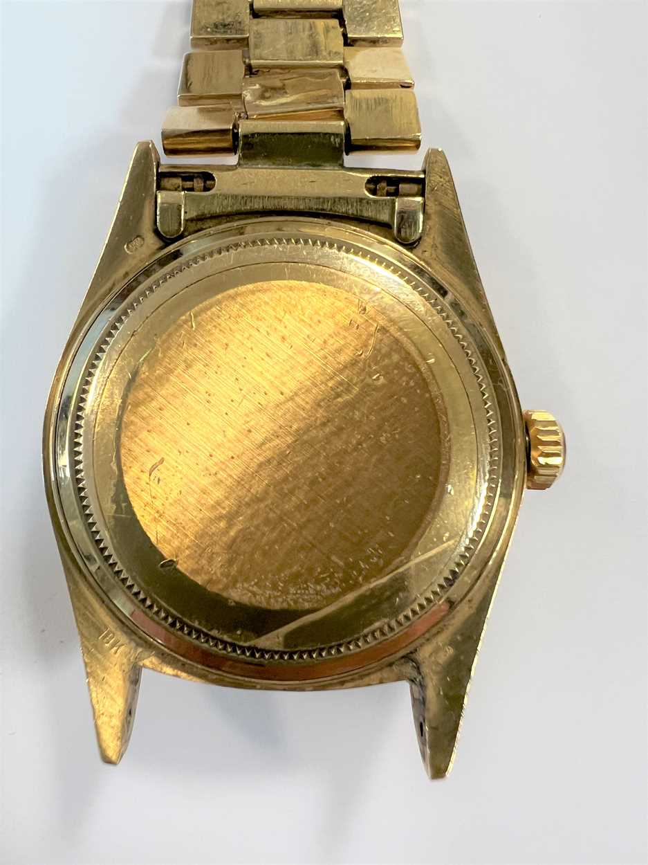 Rolex - An 18ct gold 'Oyster Perpetual Day-Date 36' wristwatch, - Image 3 of 12