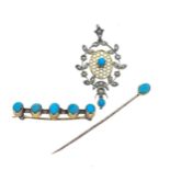 A trio of turquoise jewels,