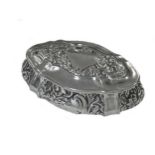 A Victorian silver snuff box,