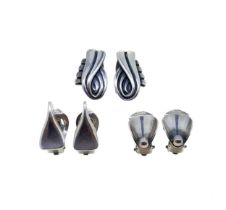 Edvard Kindt-Larsen for Georg Jensen - A pair of ear clips, together with two pairs of ear clips,