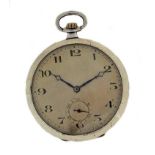 Cyma, La Chaux-de-Fonds - A Sterling silver open faced dress pocket watch,