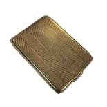 A 9ct gold book match case,