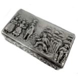 An early 20th century silver snuffbox,
