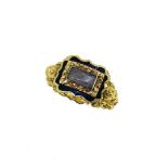 A Georgian mourning ring,