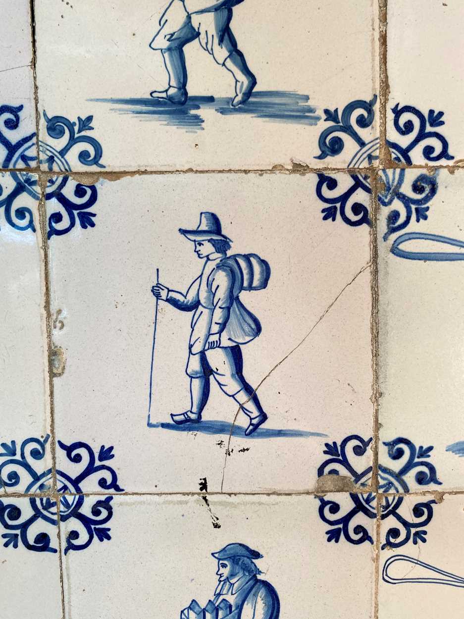 Twenty Delft blue and white tiles, 18th century, - Image 7 of 7