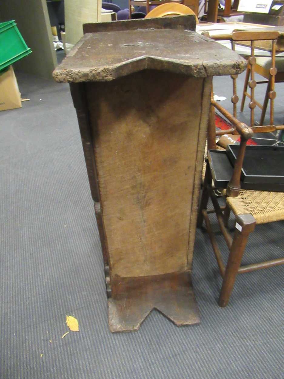 An oak six plank chest, 17th century, - Image 14 of 15