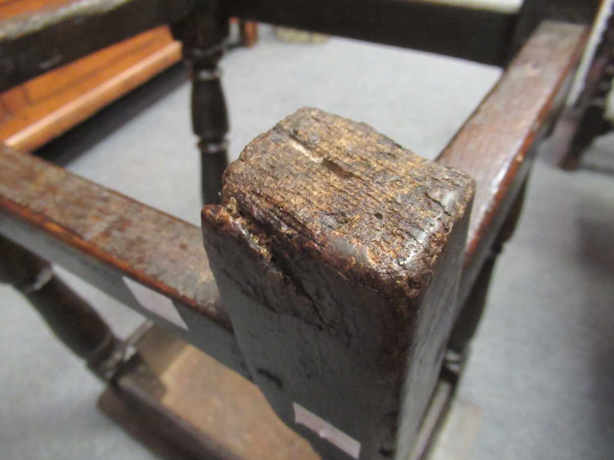 An oak joint stool, late 17th century, - Bild 18 aus 23