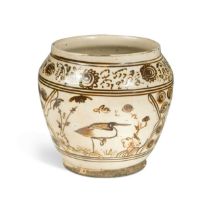 A Chinese Cizhou jar, Jin/Yuan Dynasty,