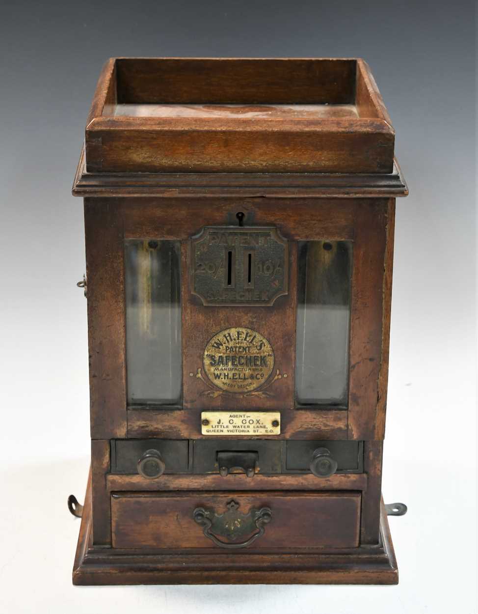 An Edwardian W.H. Ell's patent Safechek Sovereign changer, - Image 2 of 12