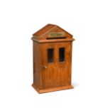 An oak letter box, 20th century,