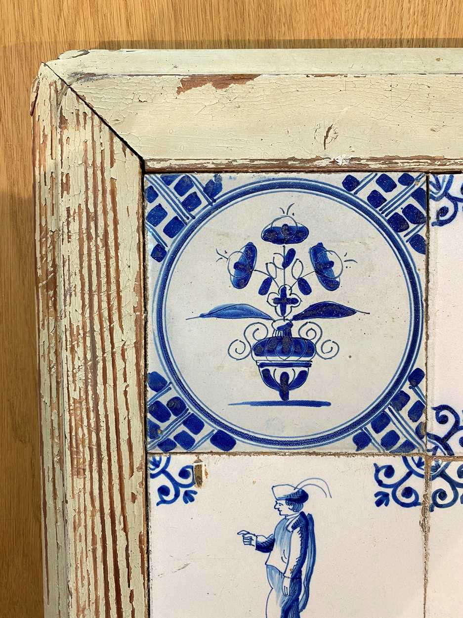 Twenty Delft blue and white tiles, 18th century, - Image 6 of 7