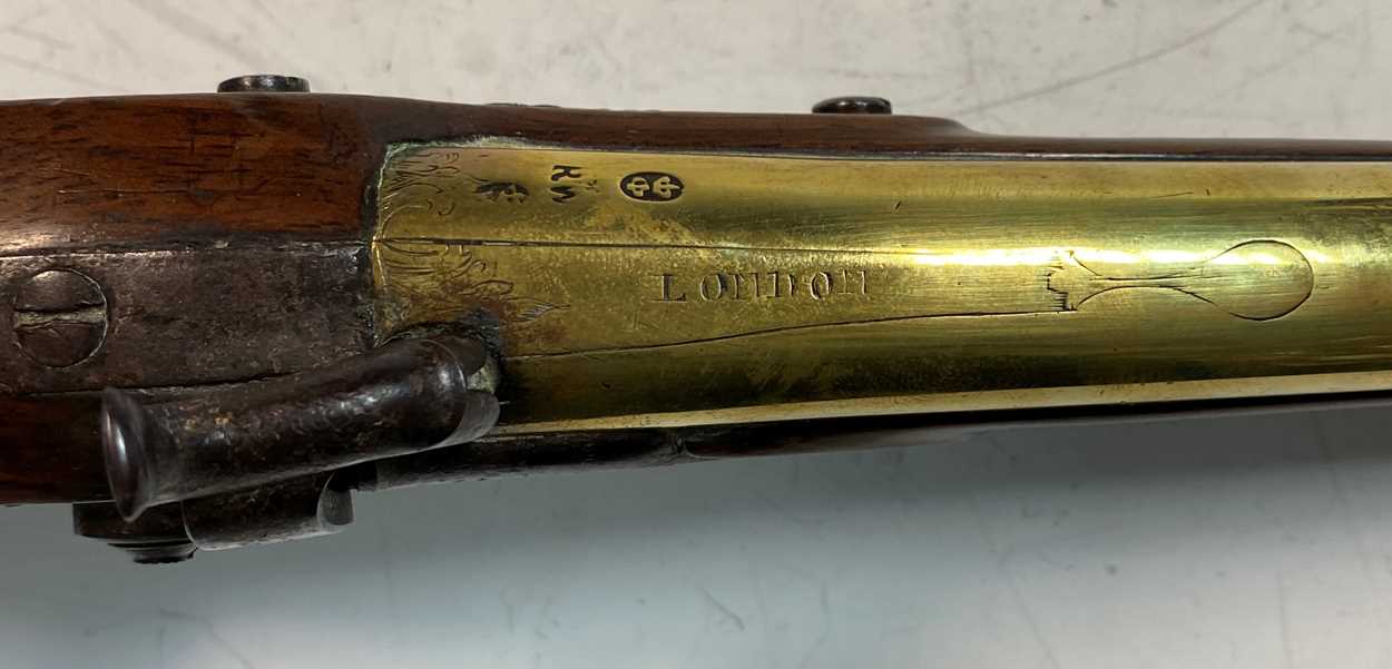 J & G Gibbs, London, a percussion cap pistol, early 19th century, - Image 12 of 13