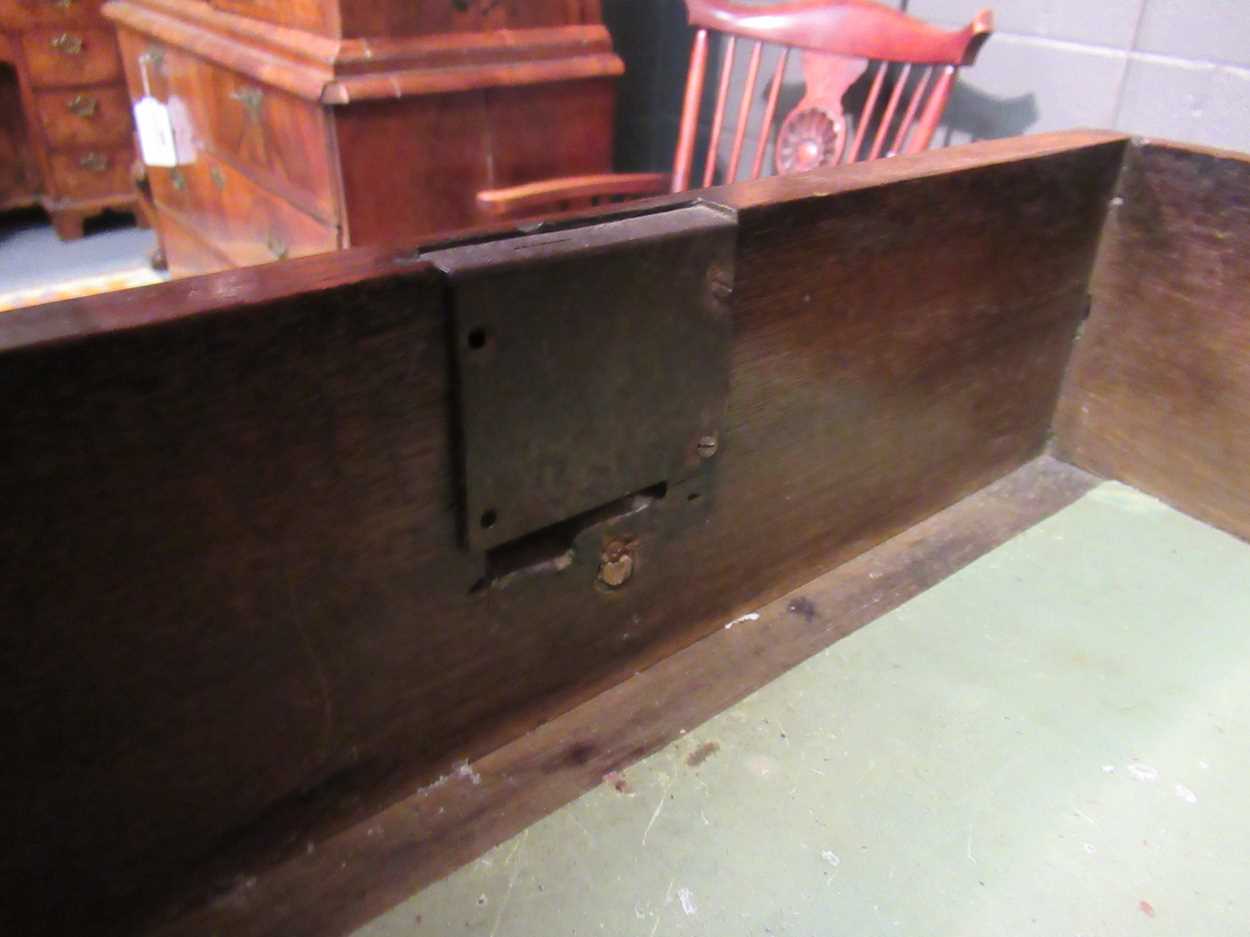 A Queen Anne and later oyster veneered walnut chest on stand, - Image 7 of 20