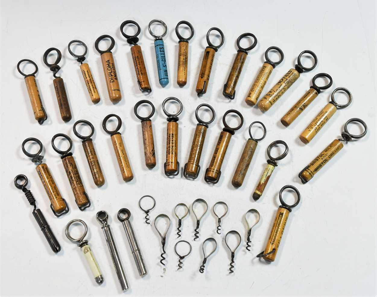 A collection of twenty-four corkscrews, Victorian and later,