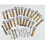 A collection of twenty-four corkscrews, Victorian and later,