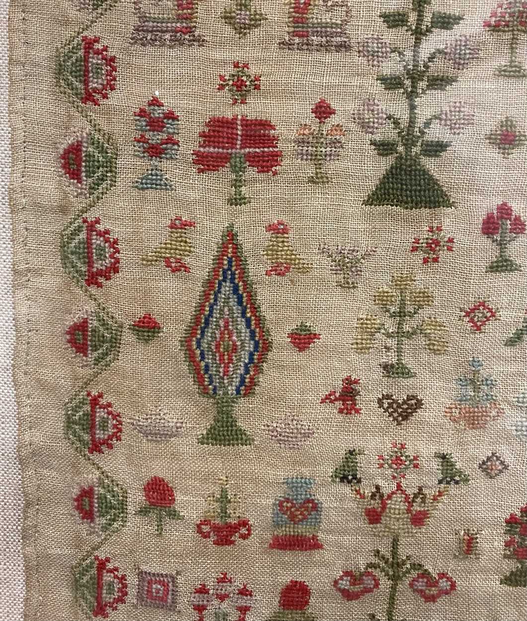 Mary Ann Semple, an embroidered sampler, 1851, - Image 6 of 8