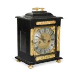 Henry Younge in the Strand, an ebonised table clock, circa 1680,