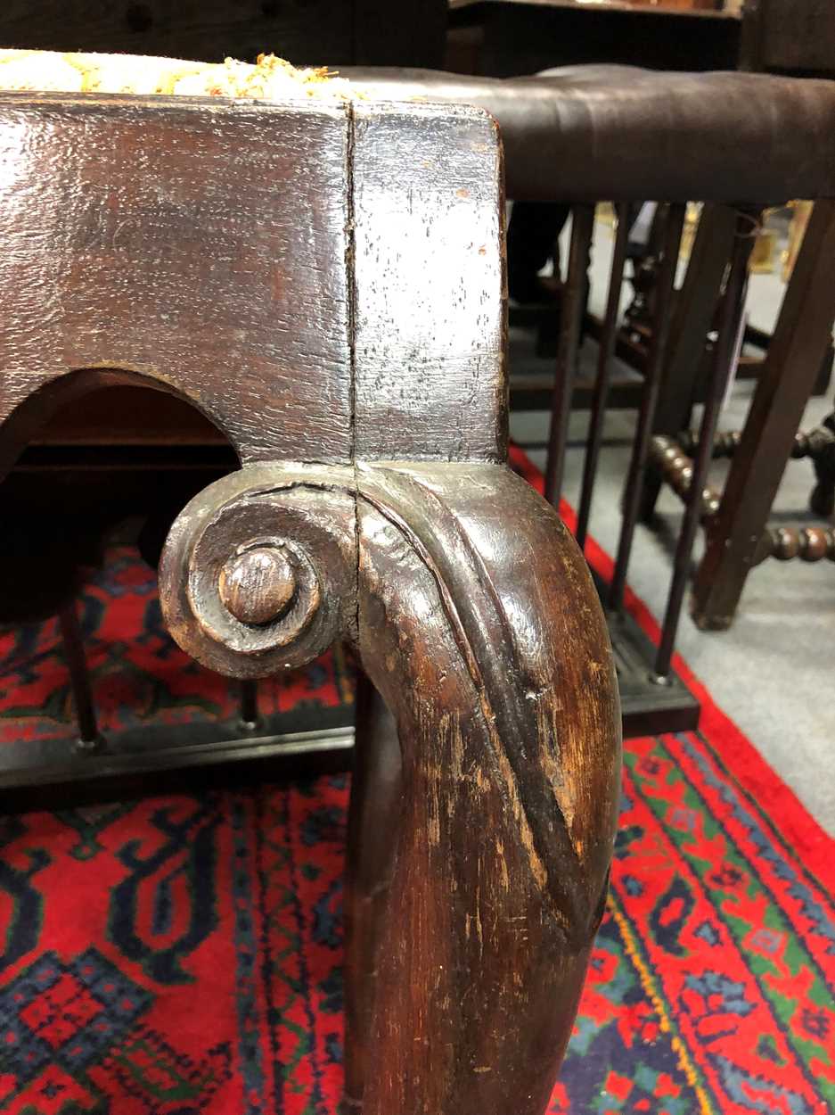 A mahogany stool, mid-18th century, - Image 2 of 12