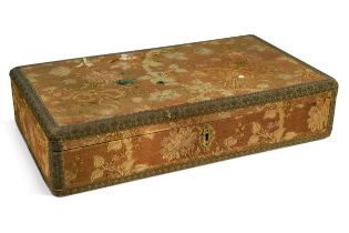 A lace box, probably 19th century,